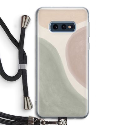 Geo #6: Samsung Galaxy S10e Transparant Hoesje met koord