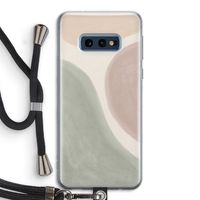 Geo #6: Samsung Galaxy S10e Transparant Hoesje met koord