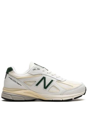 New Balance x Teddy Santis 990v3 baskets Made In USA 'White Green' - Blanc