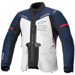 ALPINESTARS ST-7 2L GTX Jacket, Gore-Tex® motorjas heren, Ice Grijs-Donker Blauw-Zwart