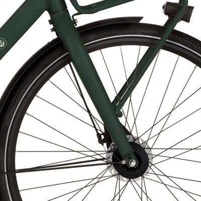 Cortina voorvork common dark green metallic matt