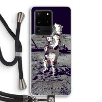 Spaceman: Samsung Galaxy S20 Ultra Transparant Hoesje met koord