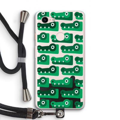 Crocs: Pixel 3 XL Transparant Hoesje met koord