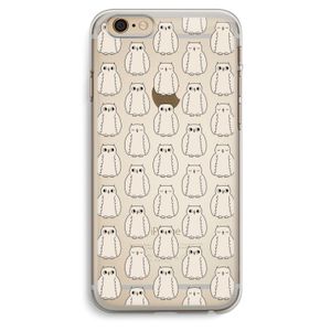 Uilen: iPhone 6 Plus / 6S Plus Transparant Hoesje