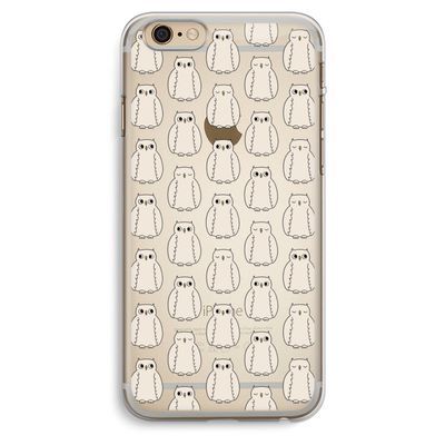 Uilen: iPhone 6 Plus / 6S Plus Transparant Hoesje