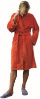 Funky badjas Stonewashed - oranje-m