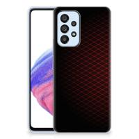 Samsung Galaxy A53 5G | TPU bumper | Geruit Rood