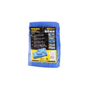 001158 Dekzeil  3x4 mtr blauw | Mtools