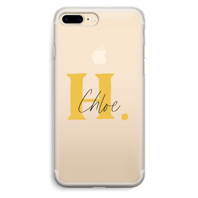 Amber Script: iPhone 7 Plus Transparant Hoesje