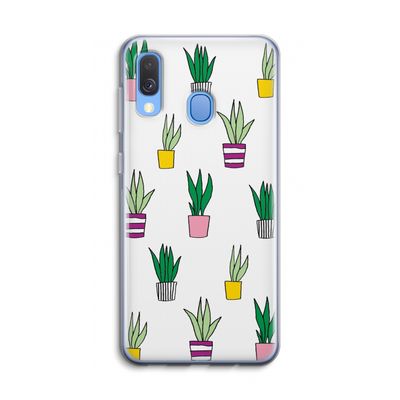 Sanseveria: Samsung Galaxy A40 Transparant Hoesje