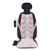 VEVOR massagezitkussen 3800 rpm massagekussen 5 modi massagestoel massagestoel met twee groepen shiatsu-rollen voor de rugmassagestoel verlichting van vermoeidheidsstress