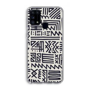 Marrakech print: Samsung Galaxy M31 Transparant Hoesje