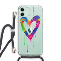 Melts My Heart: iPhone 11 Transparant Hoesje met koord