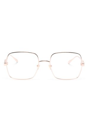 Gucci Eyewear lunettes de vue à monture carrée - Or