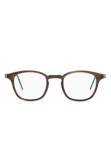 Lindberg lunettes de vue bicolores à monture carrée - Argent