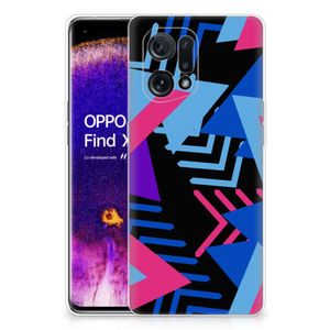 OPPO Find X5 TPU Hoesje Funky Triangle