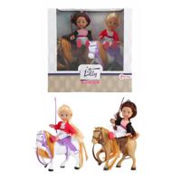 Toi Toys Lilly Tienerpop Klein 2 Stuks Met 2 Paardjes