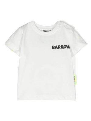Barrow kids t-shirt en coton à logo imprimé - Blanc