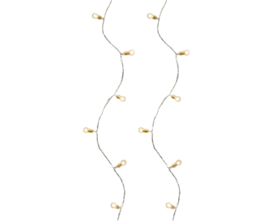 LED stringlight l1190c transparant/warm wit - Lumineo
