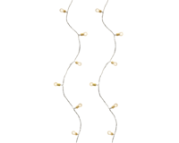 LED stringlight l1190c transparant/warm wit - Lumineo