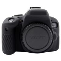 PULUZ zachte siliconen beschermhoes voor Canon EOS 800D (zwart)