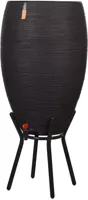 Capi nature rib regenton 56x123 cm zwart