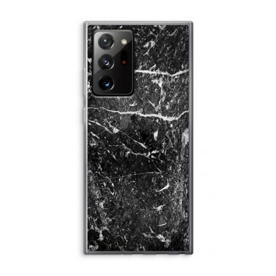 Zwart marmer: Samsung Galaxy Note 20 Ultra / Note 20 Ultra 5G Transparant Hoesje