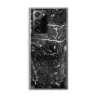 Zwart marmer: Samsung Galaxy Note 20 Ultra / Note 20 Ultra 5G Transparant Hoesje