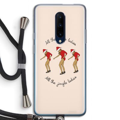 Jingle Ladies: OnePlus 7 Pro Transparant Hoesje met koord