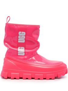 UGG bottines Classic Brellah à logo imprimé - Rose