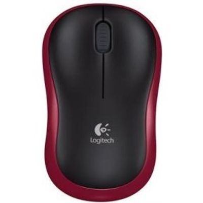 Logitech M185 Rood Draadloze Muis