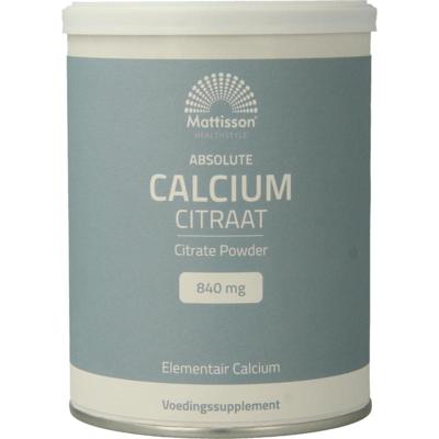 Mattisson Calcium citraat poeder - 21% elementair calcium
