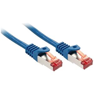 LINDY 47357 RJ45 Netwerkkabel, patchkabel CAT 6 S/FTP 7.50 m Blauw 1 stuk(s)