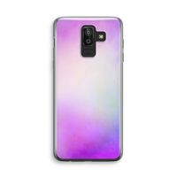 Clouds pastel: Samsung Galaxy J8 (2018) Transparant Hoesje