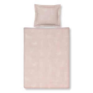 Vandyck Vandyck ANIMAL KIDS 1-persoons (140x200/220 ) sepia pink