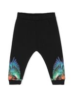 Marcelo Burlon County Of Milan Kids pantalon de jogging à motif Icon Wings - Noir