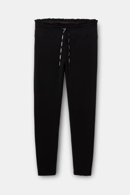 Slim fit legging met ruches - BLACK - M Slim fit legging met ruches - BLACK - M