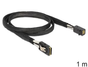 DeLOCK 83389 Serial Attached SCSI (SAS)-kabel 1 m Zwart