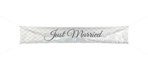 Bruiloft Spandoek Just Married 300x60cm