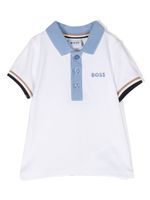 BOSS Kidswear polo en coton à logo imprimé - Blanc - thumbnail