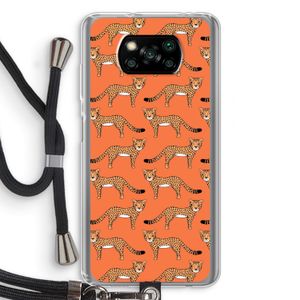 Cheetah: Xiaomi Poco X3 NFC Transparant Hoesje met koord