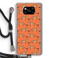 Cheetah: Xiaomi Poco X3 NFC Transparant Hoesje met koord