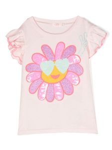 Billieblush t-shirt à imprimé graphique - Rose