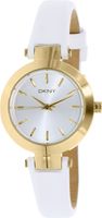 Horlogeband DKNY NY2353 Leder Wit 8mm