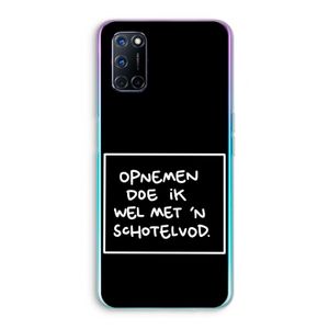 Schotelvod: Oppo A92 Transparant Hoesje