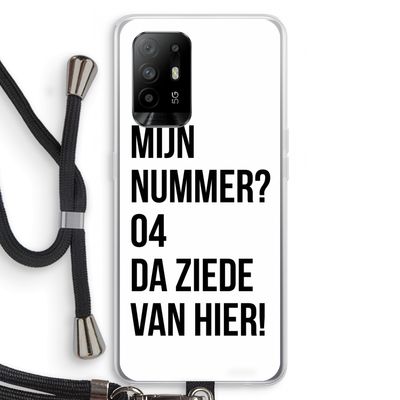 Da ziede van hier: Oppo A95 5G Transparant Hoesje met koord