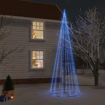 Kegelkerstboom 732 LED's blauw 160x500 cm