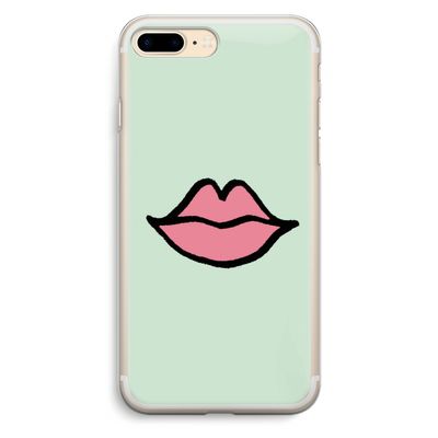 Kusje: iPhone 7 Plus Transparant Hoesje