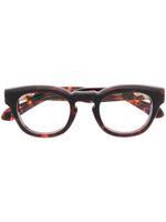 Matsuda lunettes de vue à monture d'inspiration wayfarer - Marron - thumbnail