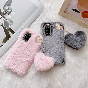 telefoon hoesje Voor Samsung Galaxy S24 S23 S22 S21 S20 Plus Ultra A54 A34 A14 A73 A53 A33 A42 Achterkant Schokbestendig Hart Pluche TPU Pluche Lightinthebox